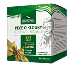 Priessnitz® Kolageny+Boswellie péče o klouby 90+30 tablet