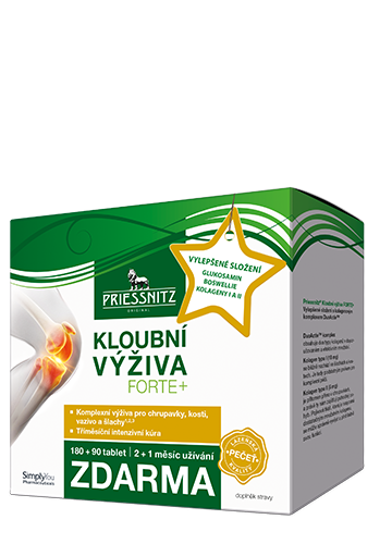 Priessnitz® Kloubní výživa Forte+ Glukosamin+Kolageny 180+90 tablet